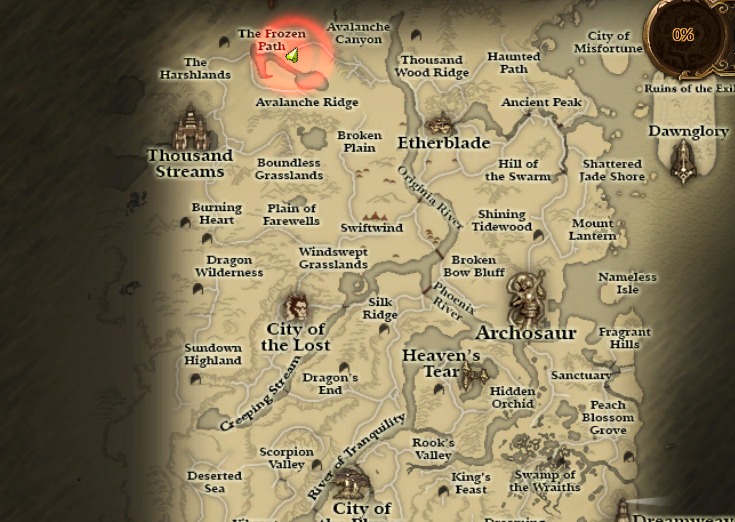 Alerta e localização de PvP